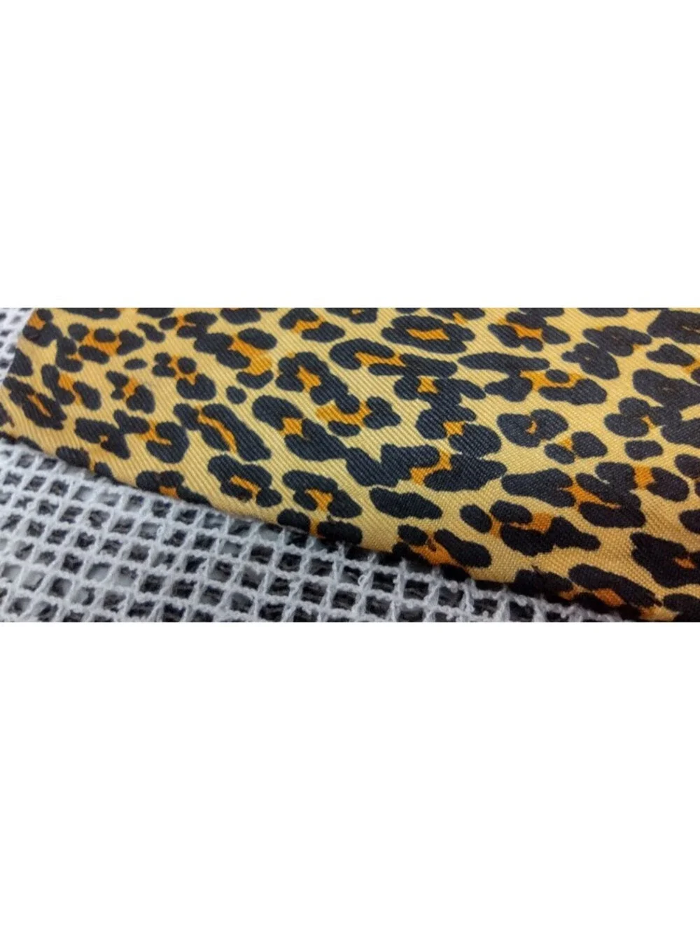 Vintage 1950s Cheetah Animal Print Silk Scarf UNISEX 17